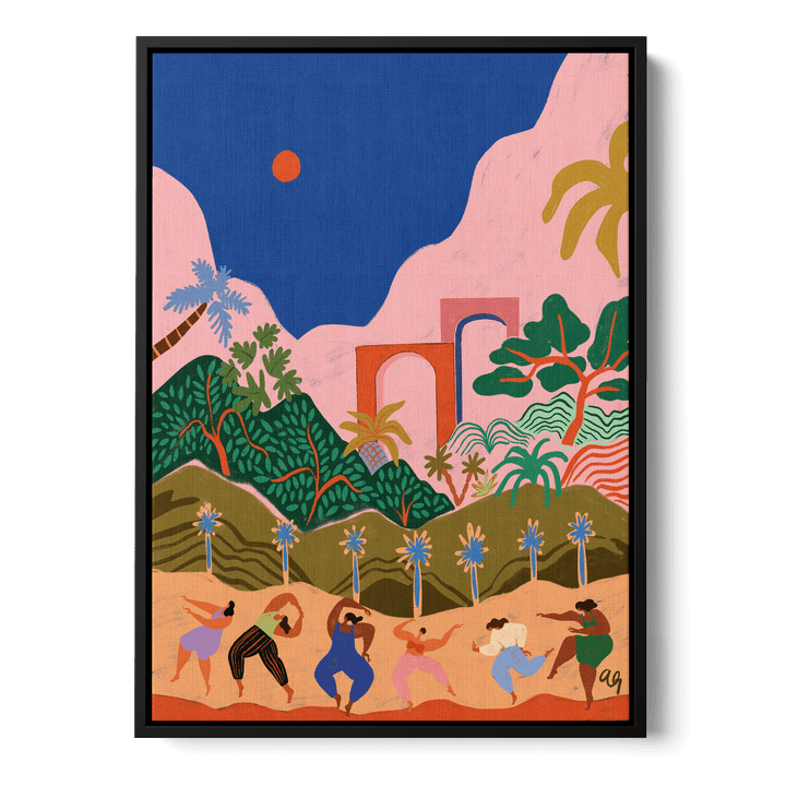 Tropical Dance Bliss Canvas