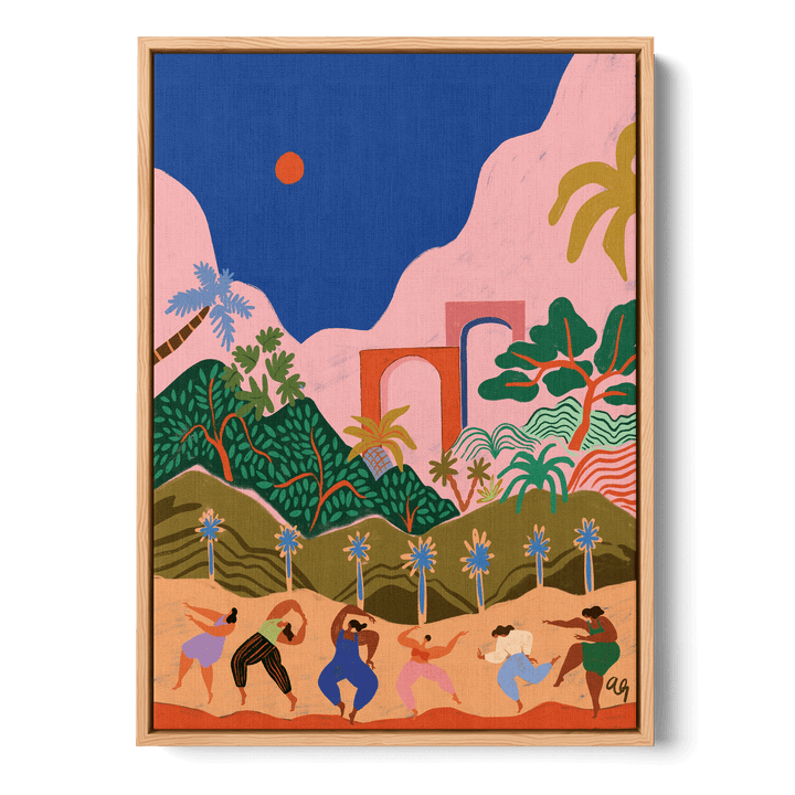 Tropical Dance Bliss Canvas