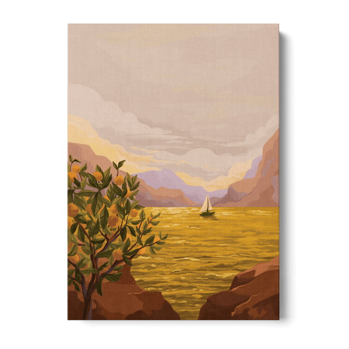 Golden Sunset Canvas