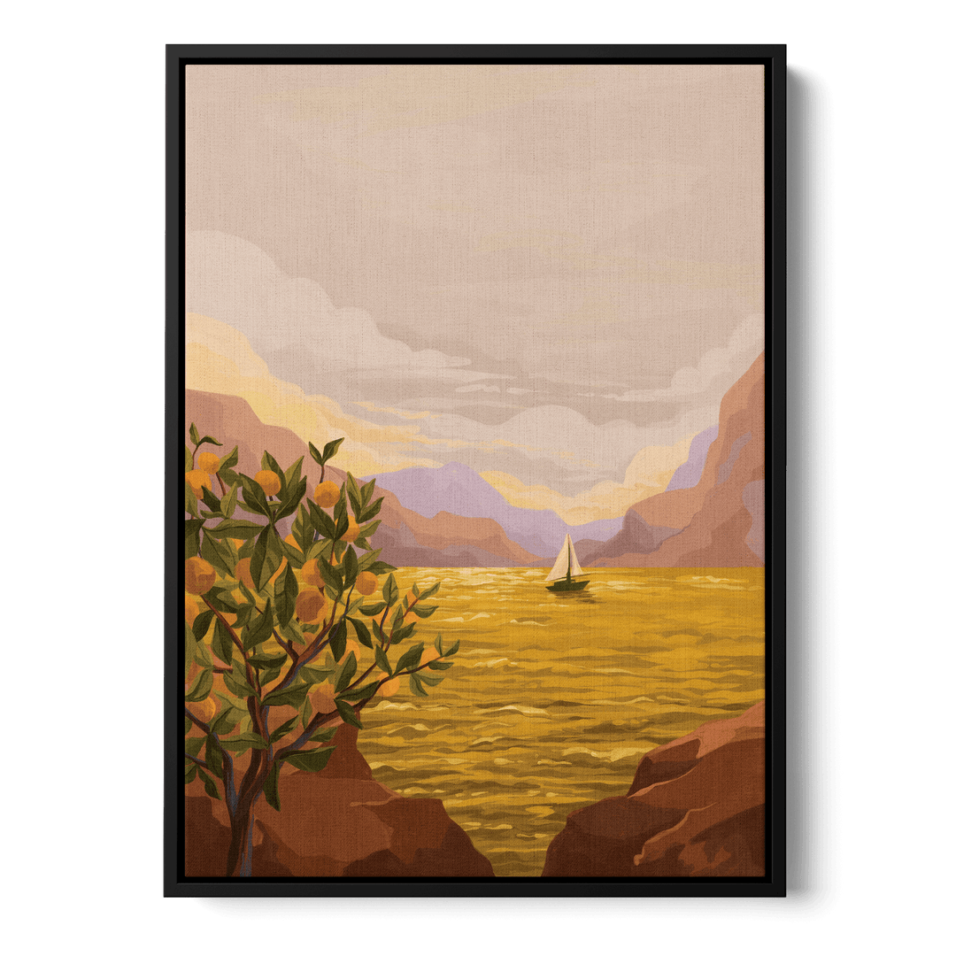 Golden Sunset Canvas
