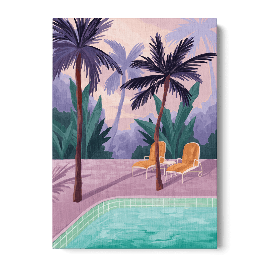 Two Sunbeds Canvas