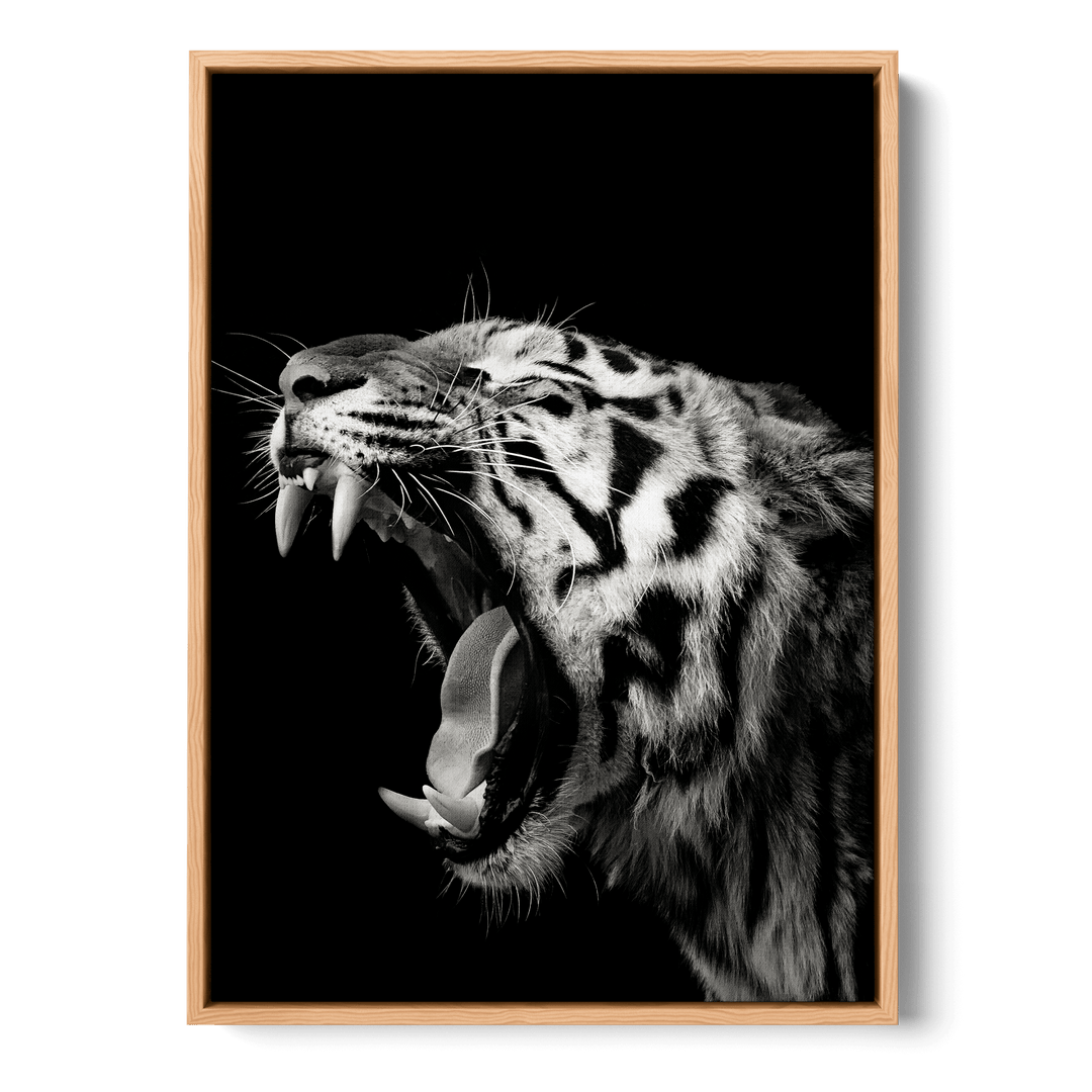Primal Yawn Canvas
