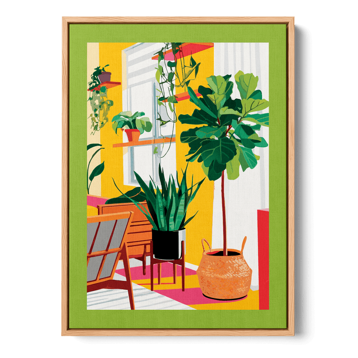 Lounge Plants Canvas