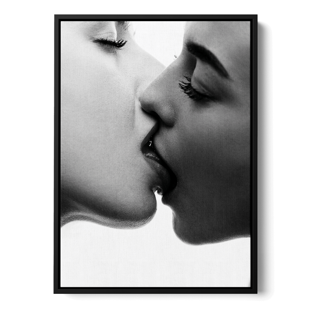 Sensual Kiss Canvas