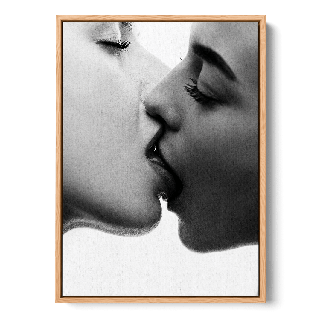 Sensual Kiss Canvas