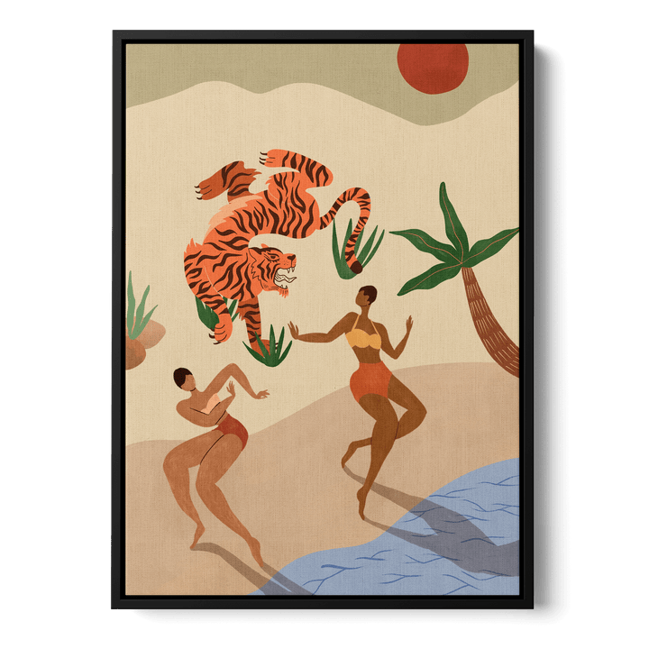Dancing Tiger Canvas