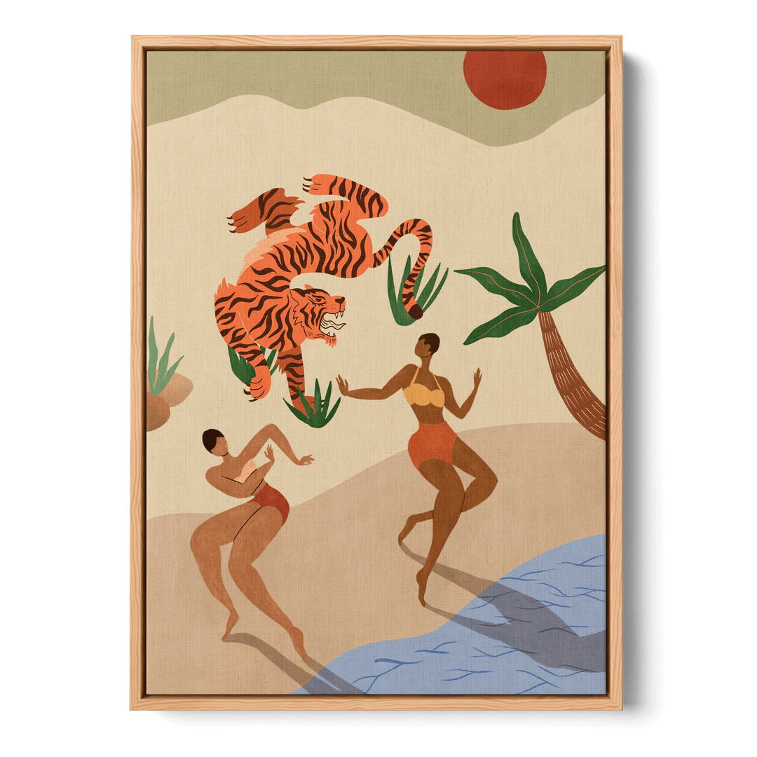 Dancing Tiger Canvas