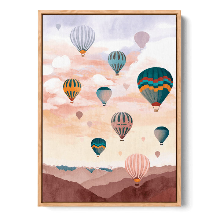 Airballoon Sky Canvas