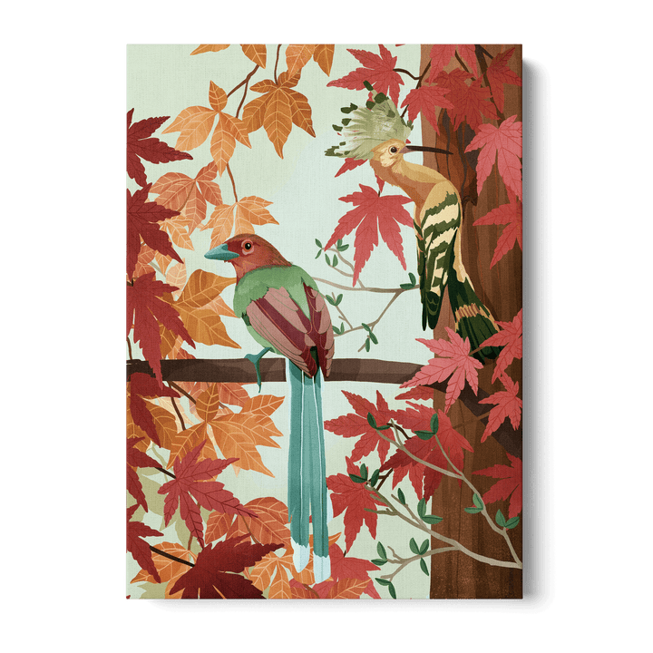 Birds Of Autumn Canvas