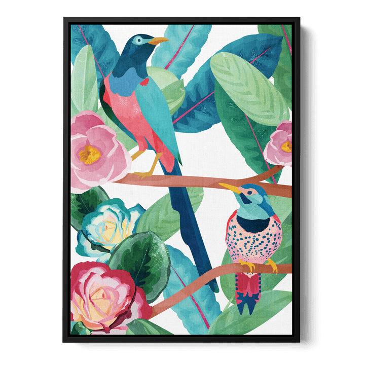 Birds Of Spring Canvas