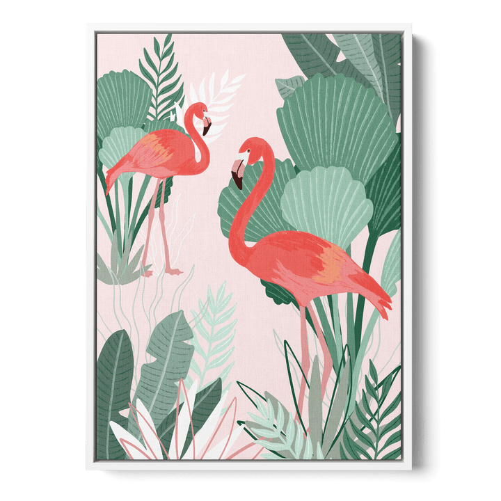 Flamingo Dreams Canvas