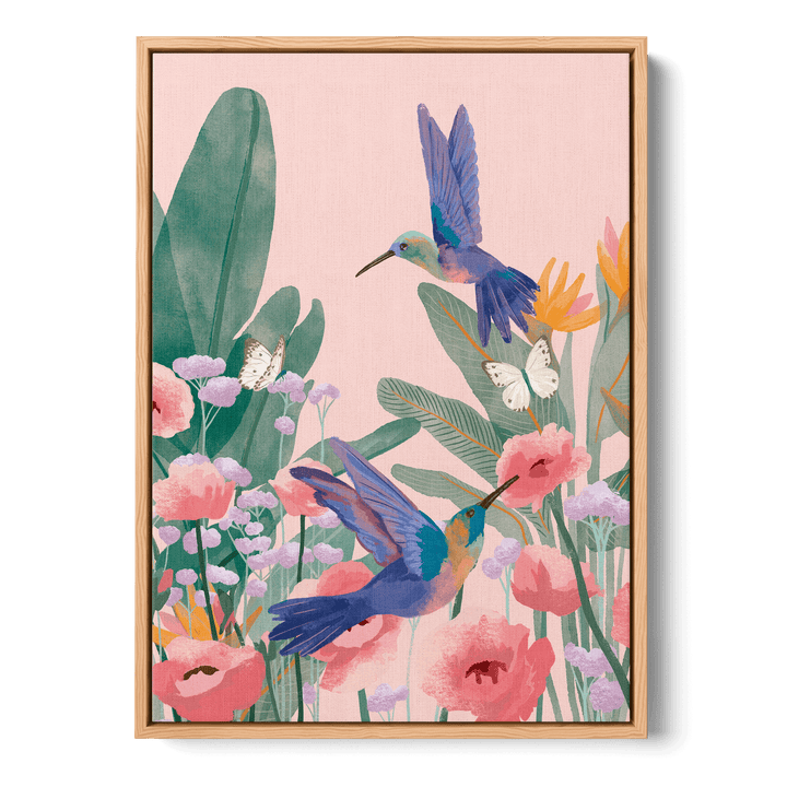 Hummingbirds Canvas