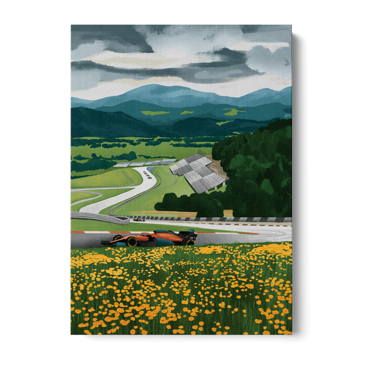 Racetrack Of Austria Canvas