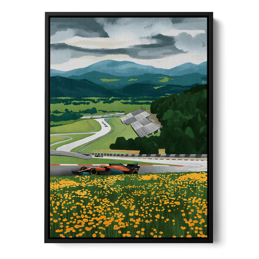 Racetrack Of Austria Canvas