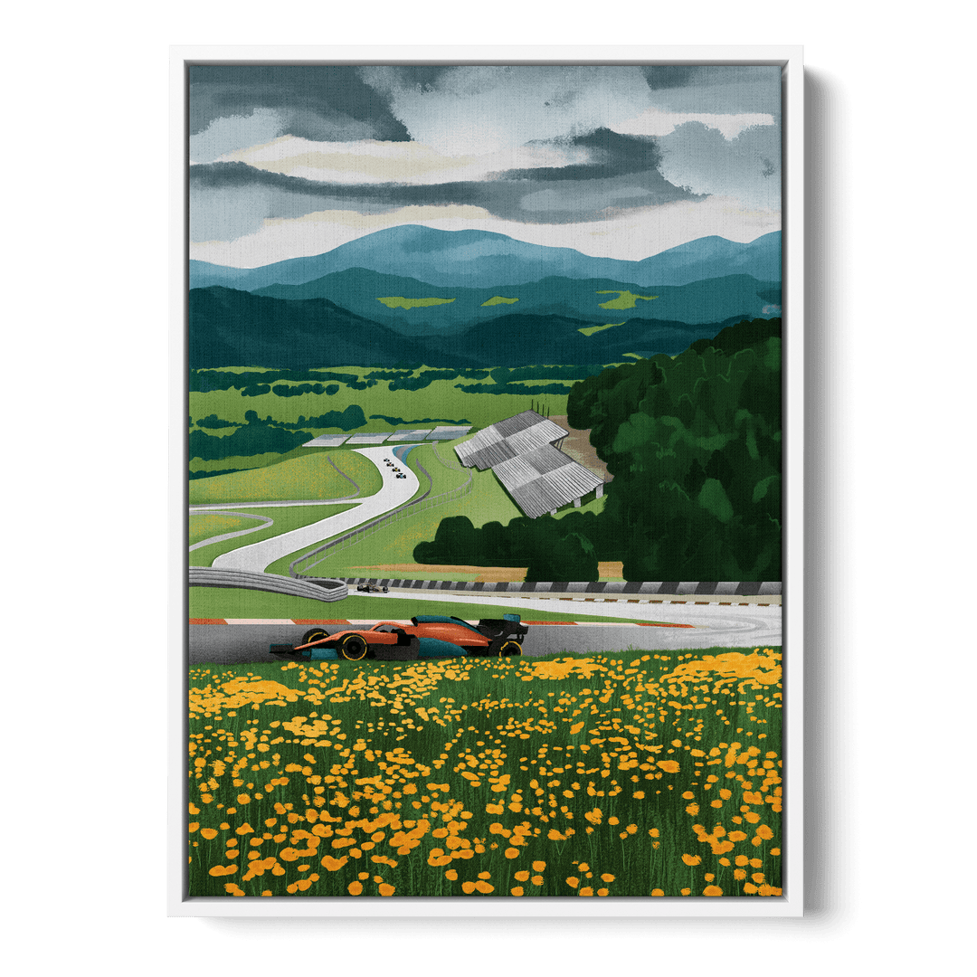 Racetrack Of Austria Canvas
