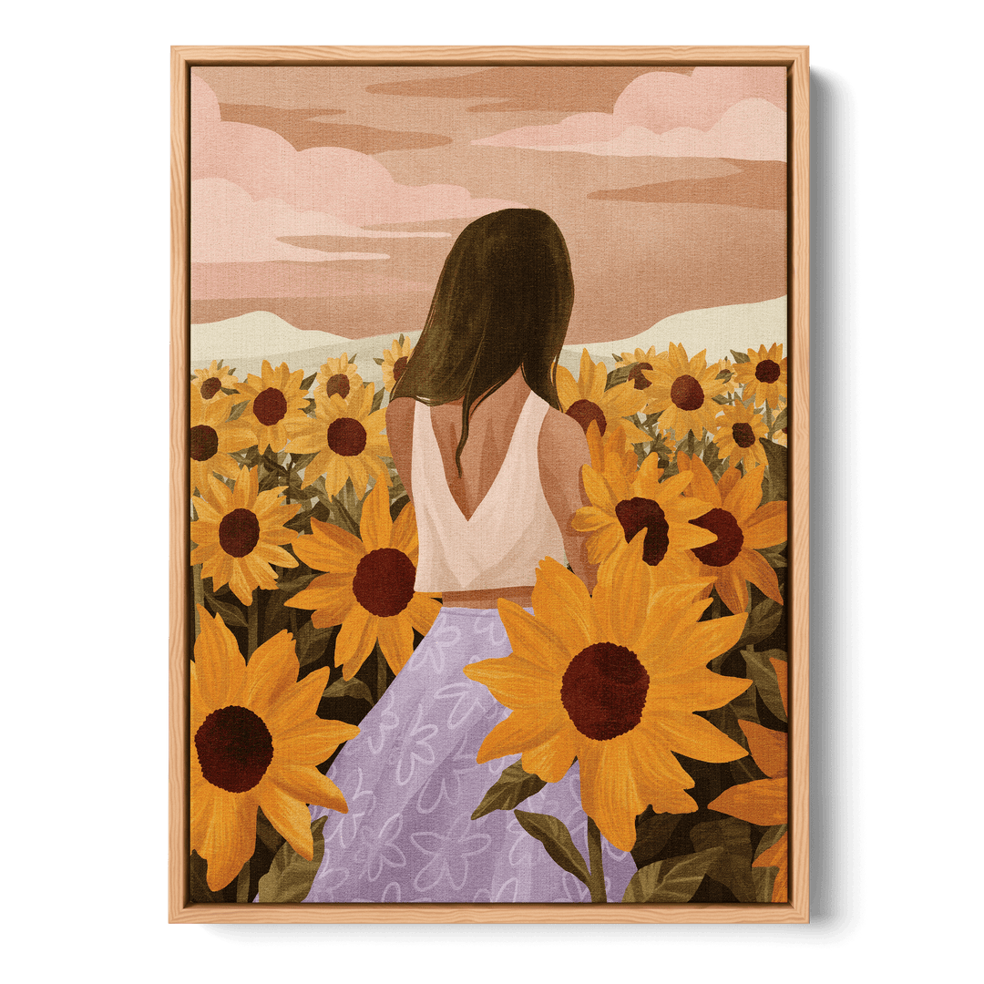 Sunflower Evenings Canvas