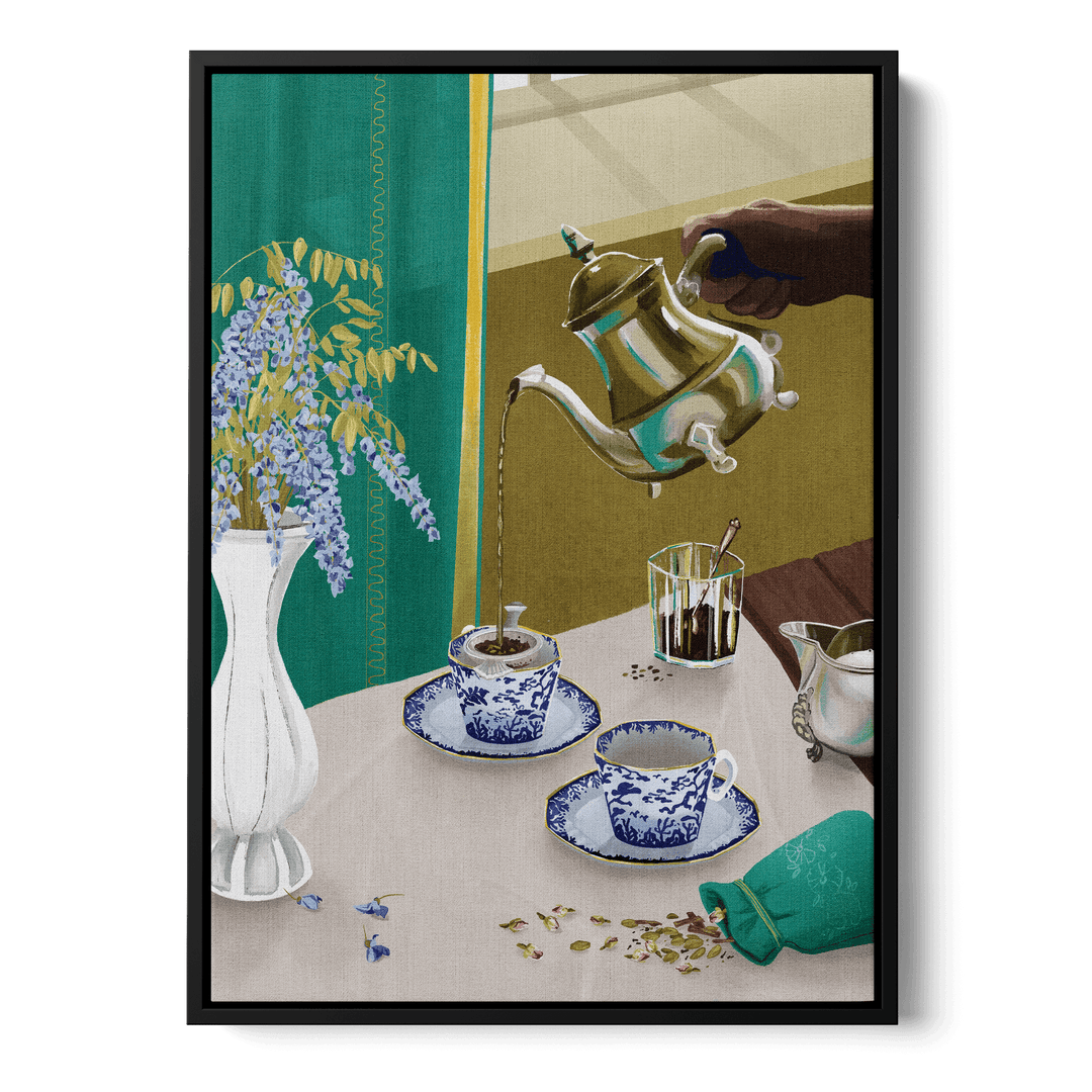 I Despise English Tea Canvas