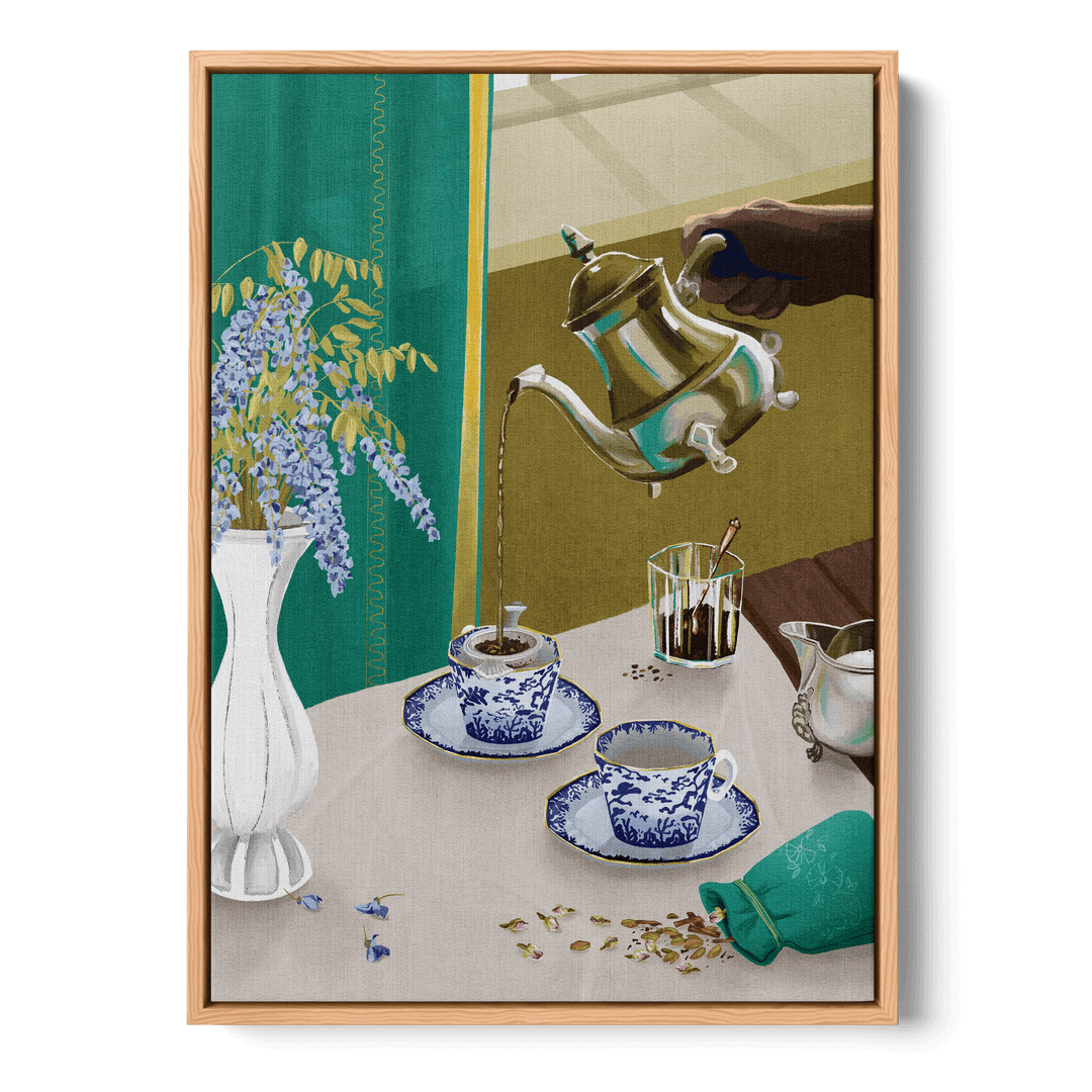 I Despise English Tea Canvas