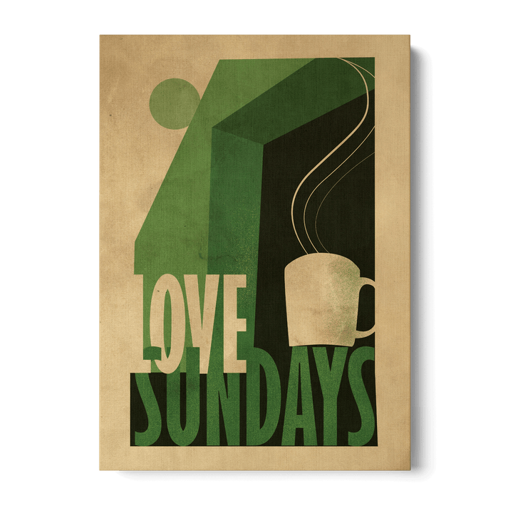 Love Sundays Canvas