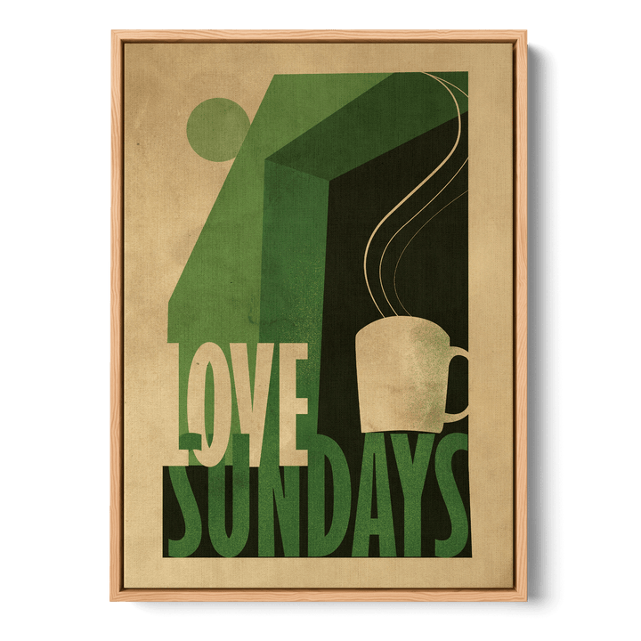 Love Sundays Canvas