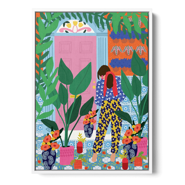 Inside My Personal Garden Canvas