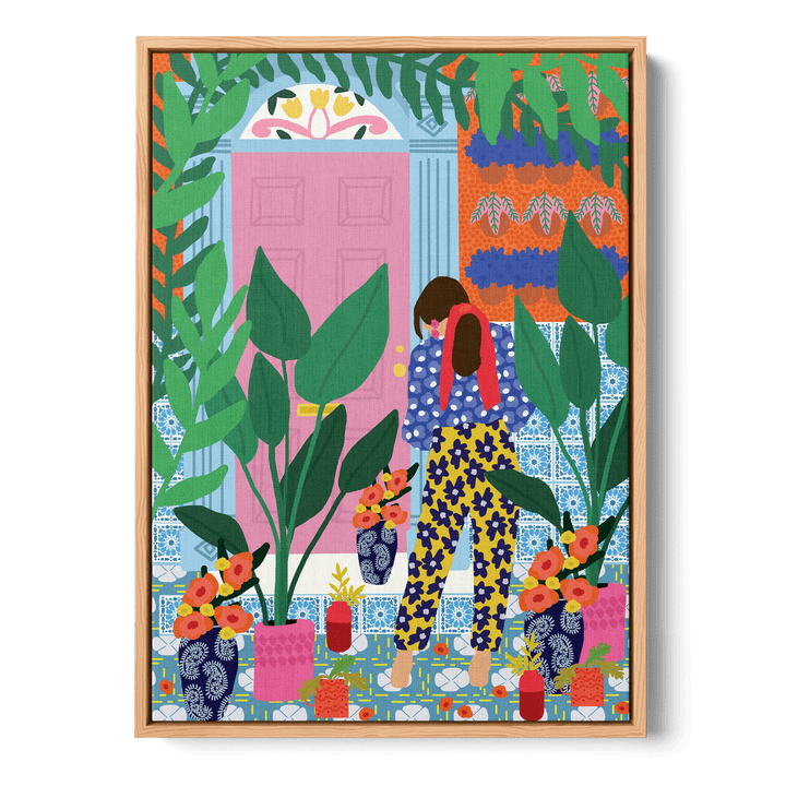 Inside My Personal Garden Canvas