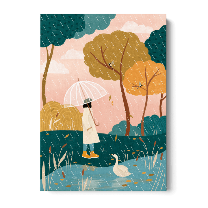 Autumn Walk Canvas