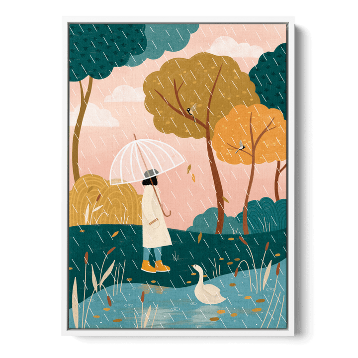 Autumn Walk Canvas