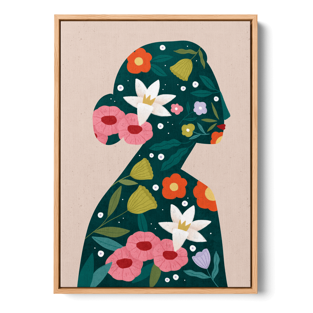 Filled With Flowers Canvas