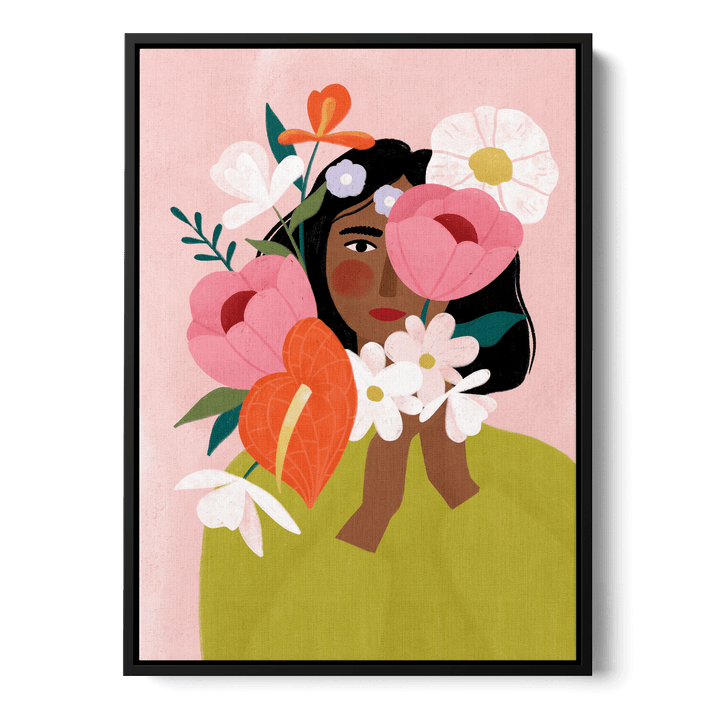 Flower Lady Canvas