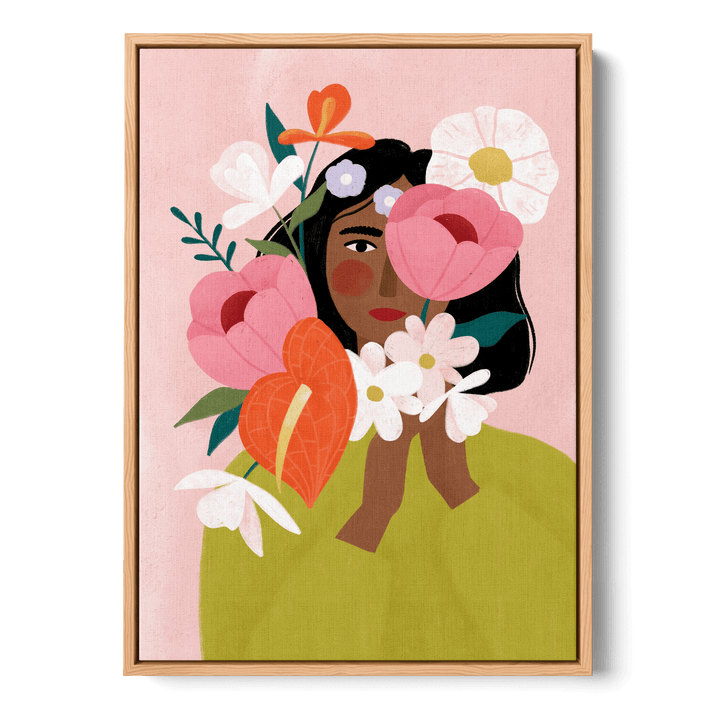 Flower Lady Canvas