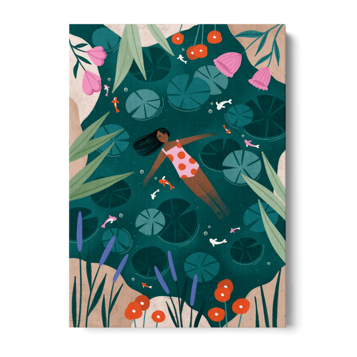 Wild Swimming Canvas
