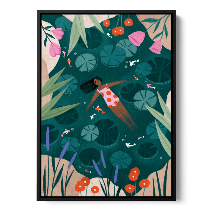 Wild Swimming Canvas