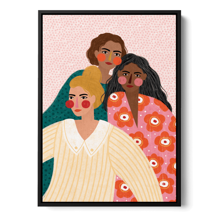 Girl Friends Canvas