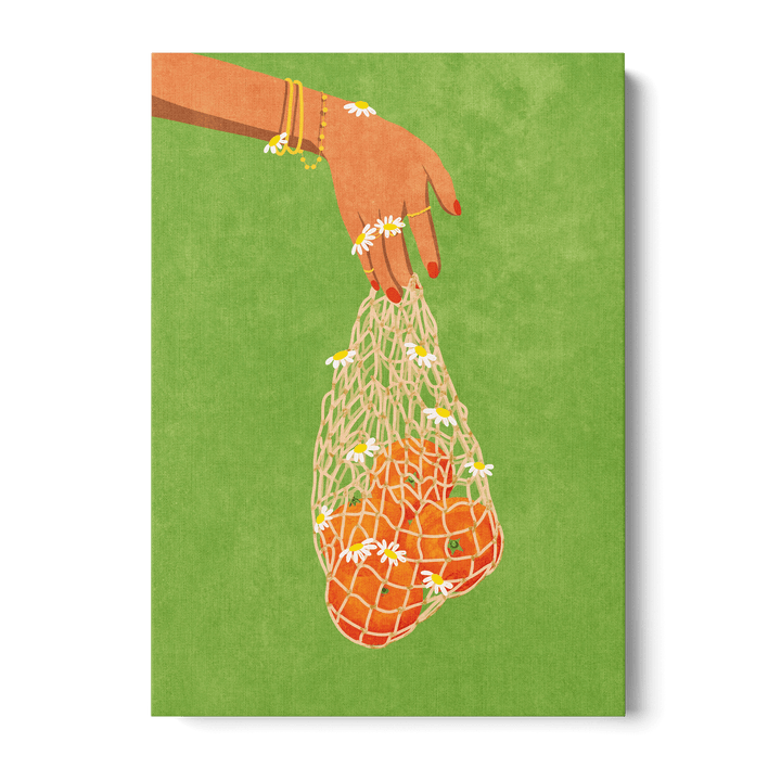 Fresh Oranges Canvas