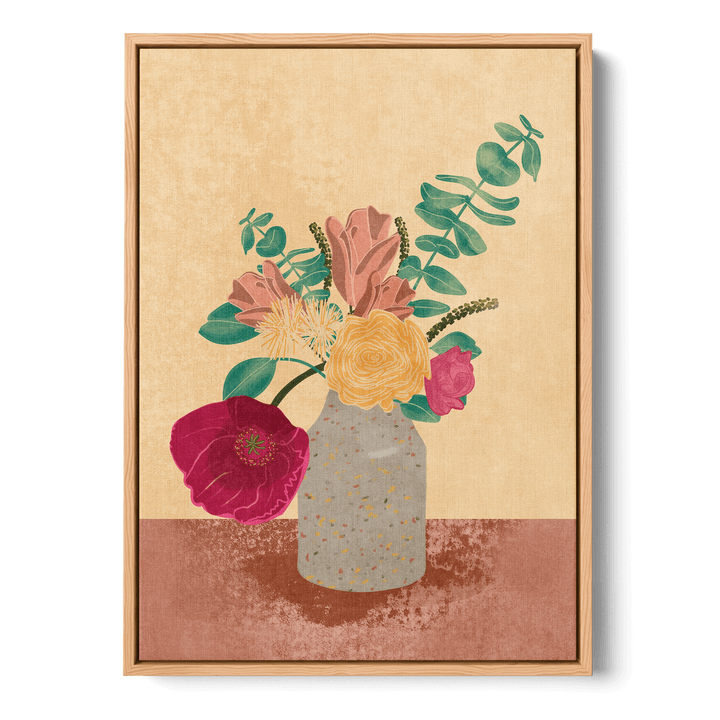 Arranged Flowers Canvas
