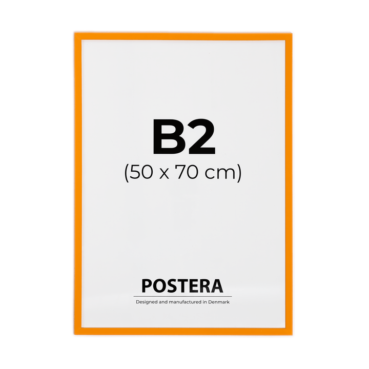 Orange ramme - B2