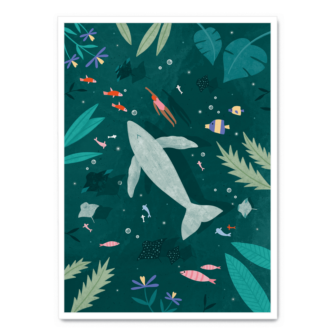 Swimming With A Whale