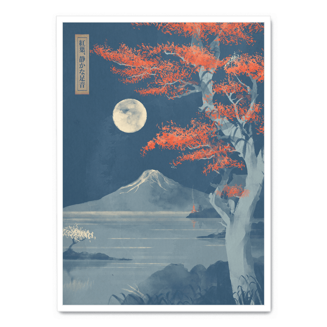 Crimson Leaves Silent Steps