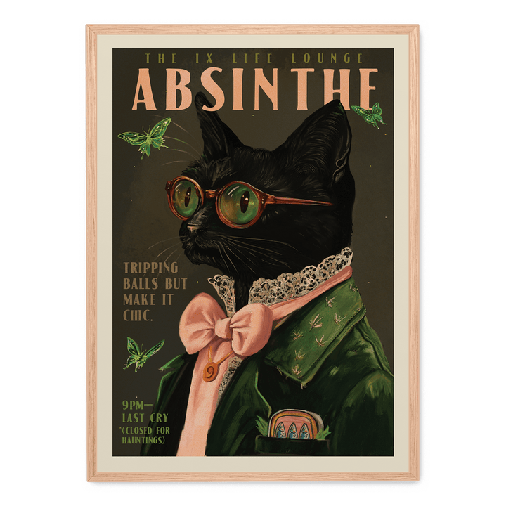 Chic Absinthe Cat