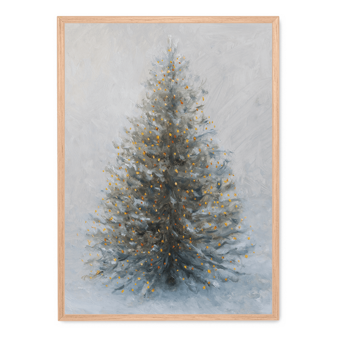 Christmas Tree In Snow