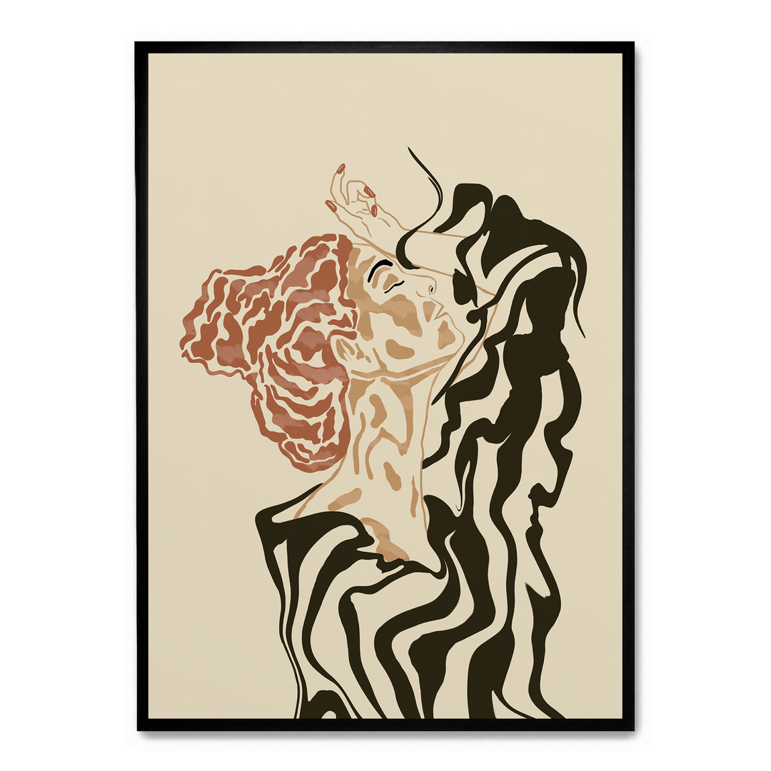 Woman In A Striped Blouse