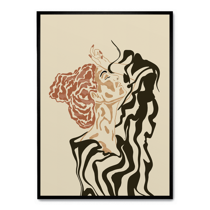 Woman In A Striped Blouse