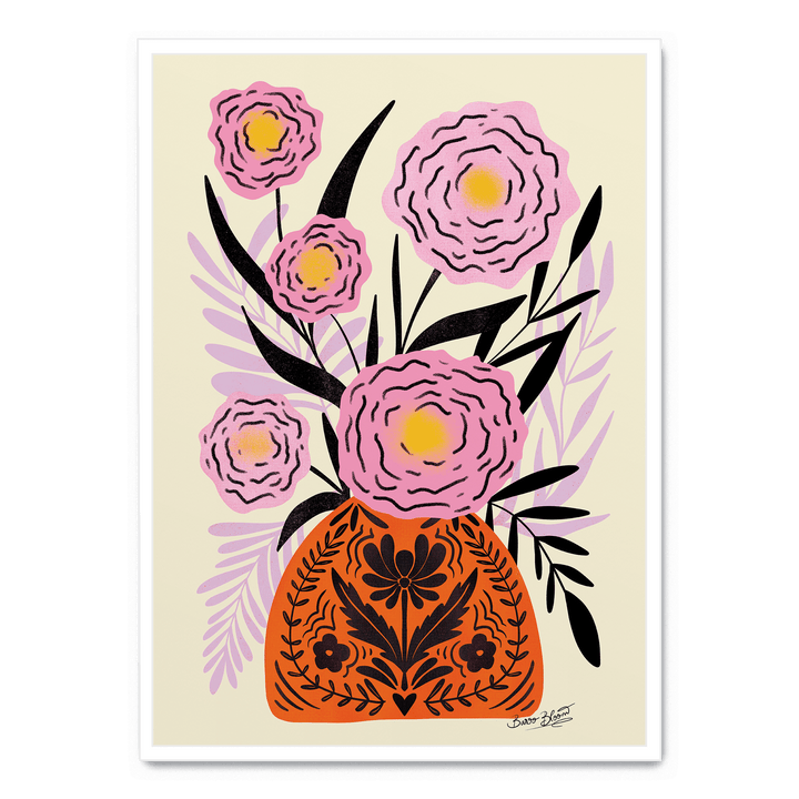 Pink Maxi Flower Vase