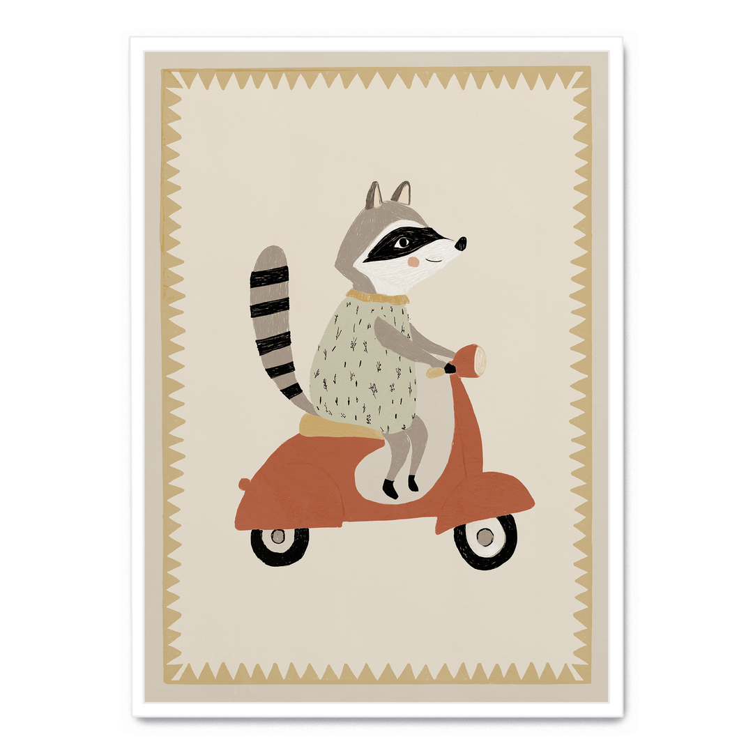 Driving Raccoon