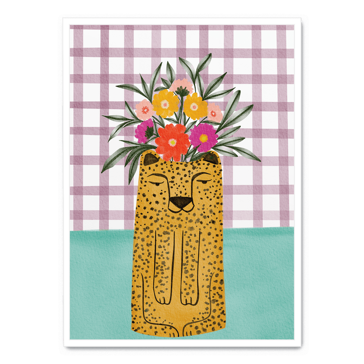 Whimsical Cheetah Flowers