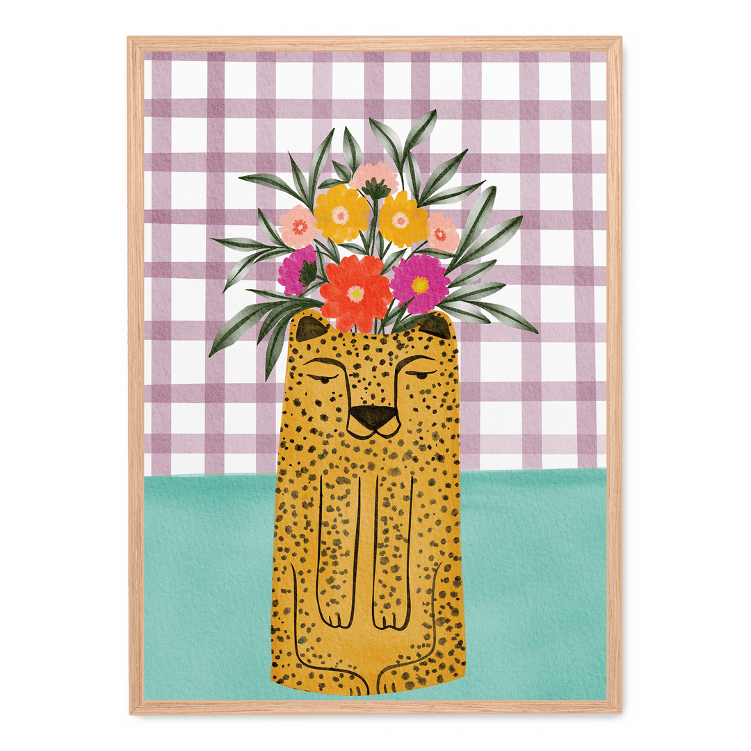 Whimsical Cheetah Flowers