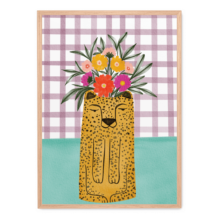 Whimsical Cheetah Flowers