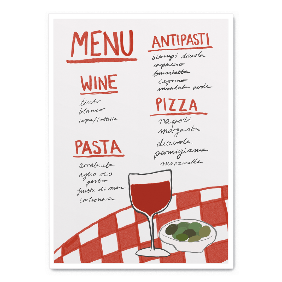 Italian Menu