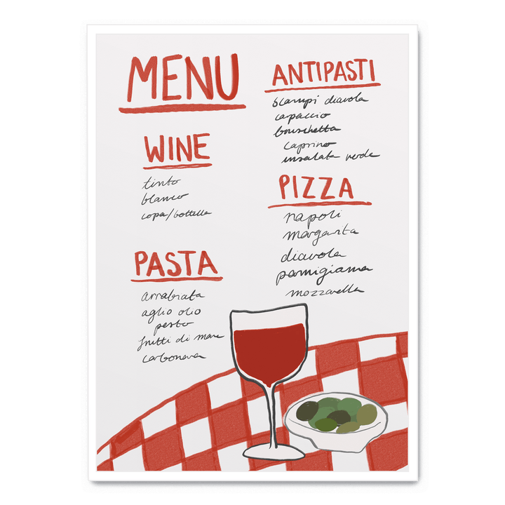 Italian Menu